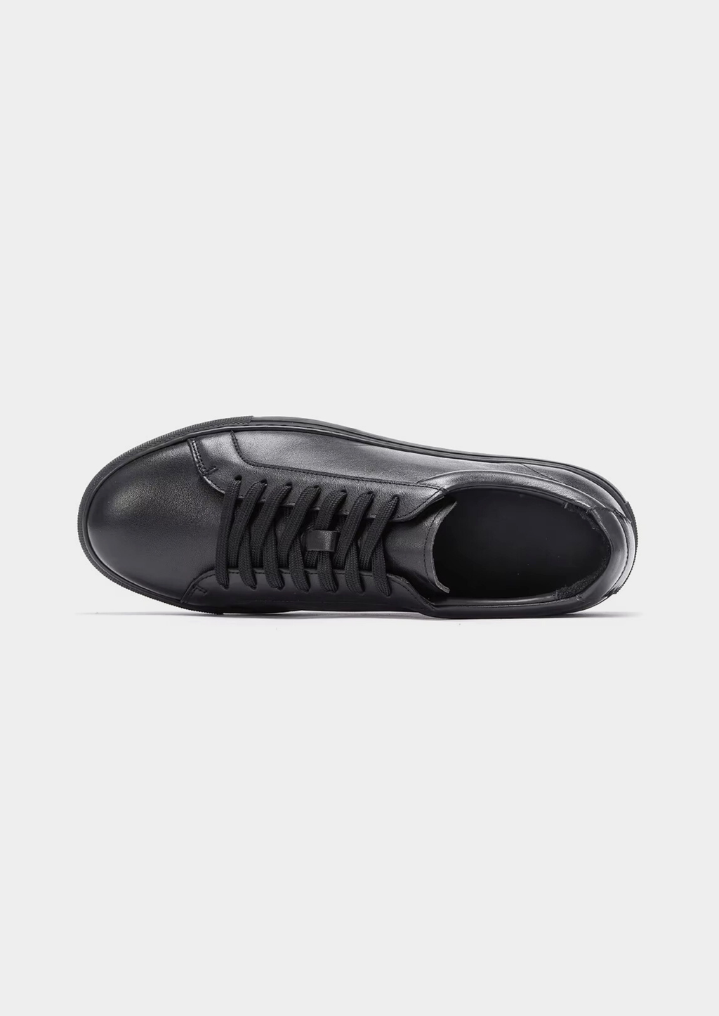 Atlas Sneakers i Sort Okselæder med Minimalistisk Design til Casual og Smart Look 2